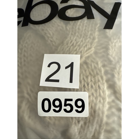 Banana Republic Fisherman Stitch Pullover Sweater Women's Small Beige Winter - Picture 8 of 8